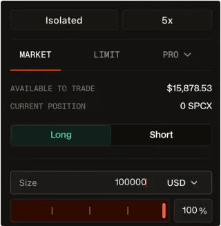 Hyperdash의 SpaceX 주문 티켓