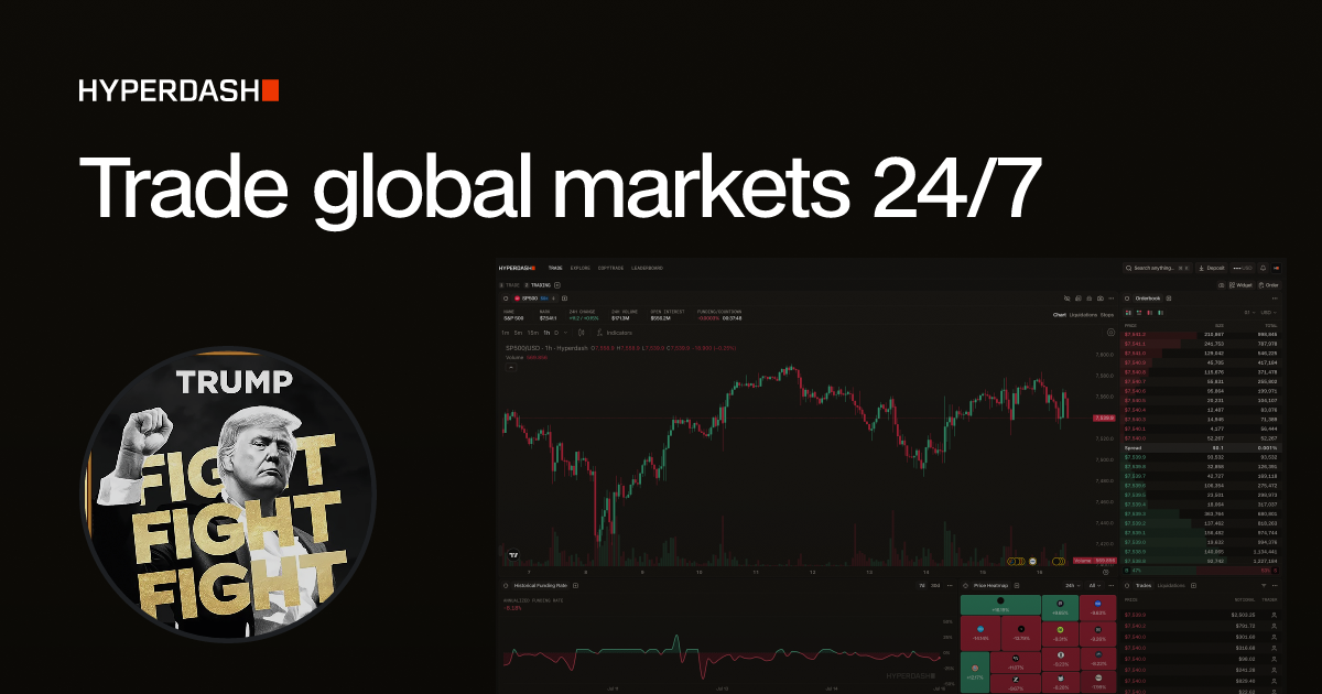 Official Trump (TRUMP) Price, Chart & Trading | Hyperdash